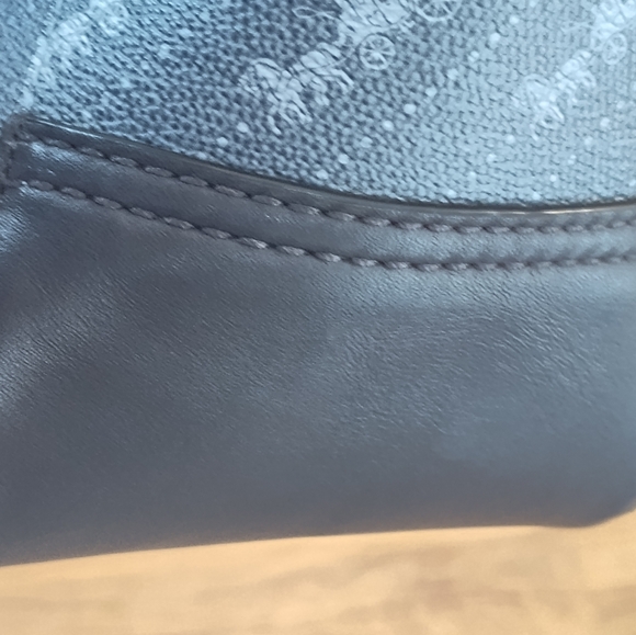 Coach (C4061) Medium Denim Diagonal Horse Carriage Print Coated Canvas Tote Bag - Picture 14 of 16